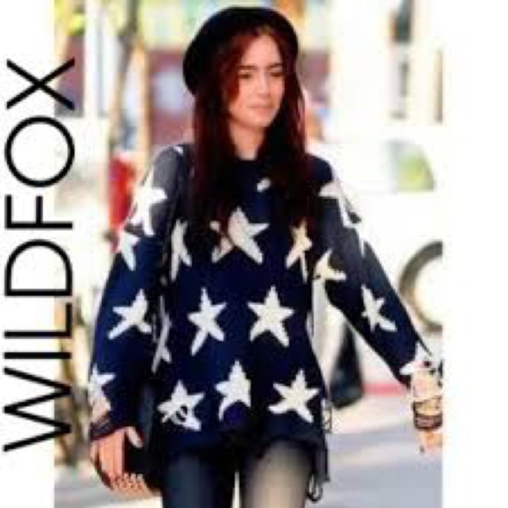 Wildfox Couture White Label Lennon Seeing Stars - in Vintage Dark Navy size sm - Picture 5 of 11